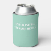 Monogram Slim Can Cooler – Custom Bridesmaid Dosenkühler (Kanne Vorderseite)