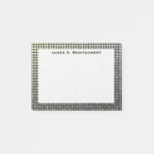 Monogram Small Grunge Imitats Metal Squares