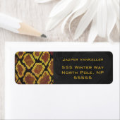 Monogram Snake Brown und Gold Print (Insitu)