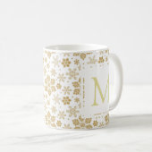 Monogram Snowflake Kaffeetasse (VorderseiteRechts)