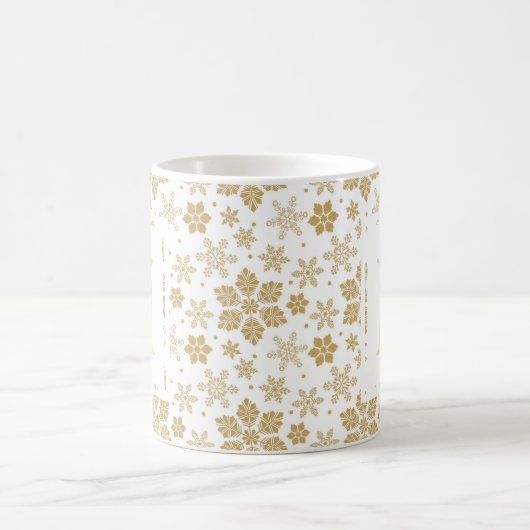 Monogram Snowflake Kaffeetasse (Mittel)