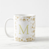 Monogram Snowflake Kaffeetasse (Links)