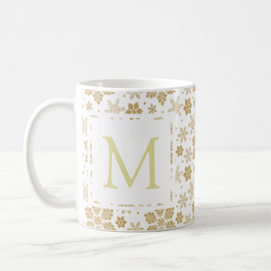 Monogram Snowflake Kaffeetasse (Links)