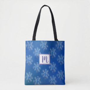 Monogram Snowflakes Tasche