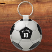 Monogram Soccer Ball Association Football Sports Schlüsselanhänger (Vorderseite)