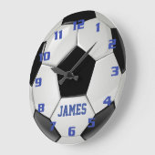 Monogram Soccer Große Wanduhr (Winkel)