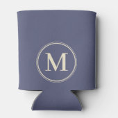 Monogram Solid Lavendel Breeze Farbe Dosenkühler (Rückseite)