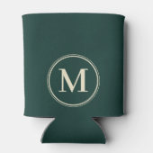 Monogram Solid Salbeigrün Dosenkühler (Rückseite)