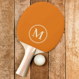 Monogram Solid Warm Citrus Farbe Tischtennis Schläger