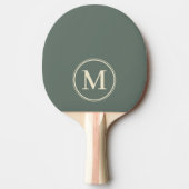 Monogram Solid Warm Grau Farbe Tischtennis Schläger (Vorderseite)