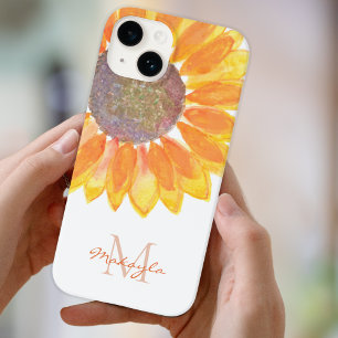 Monogram Sonnenblume Case-Mate iPhone 14 Hülle