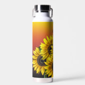Monogram Sonnenblumen Trinkflasche (Vorne)
