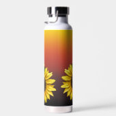 Monogram Sonnenblumen Trinkflasche (Rechts)