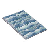 Monogram Spiral Notebook Notizblock (Rechte Seite)