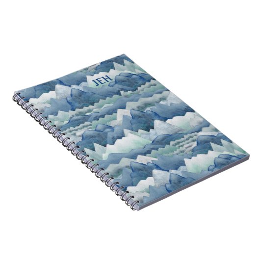 Monogram Spiral Notebook Notizblock (Rechte Seite)