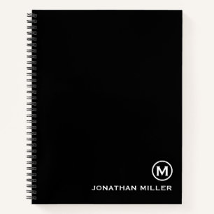 Monogram Spiral Notebook Notizblock