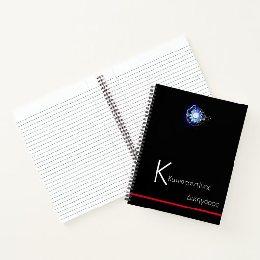 Monogram Spiral Notebook Notizblock (Innenseite)