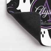 Monogram Spooky Ghosting Muster Mousepad (Ecke)