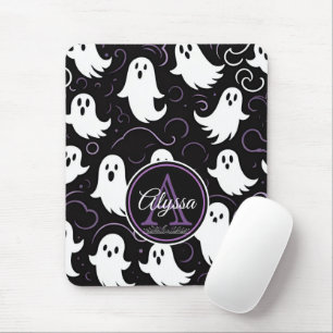 Monogram Spooky Ghosting Muster Mousepad