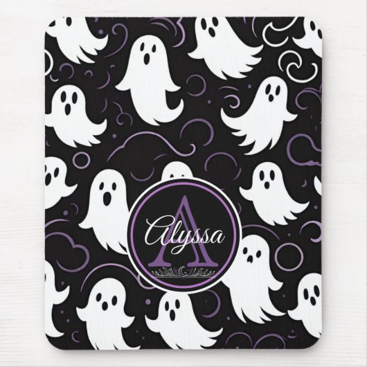 Monogram Spooky Ghosting Muster Mousepad (Vorne)