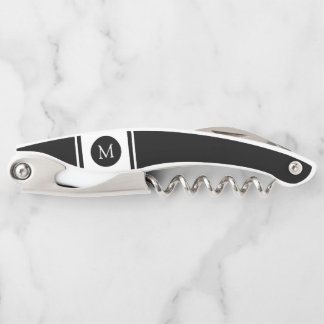 Monogram Sporty Streifen B&W Kellnermesser