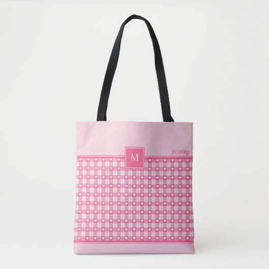 Monogram Square Pattern Toe Bag Tasche (Vorderseite)