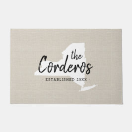 Monogram Staat Doormat der New York-Familie Fußmatte