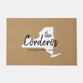 Monogram Staat Doormat der New York-Familie Fußmatte