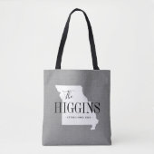 Monogram Staat Tote Bag der Familie Missouri Tasche (Vorderseite)
