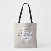 Monogram Staat Tote Bag der Familie Texas Tasche (Vorderseite)