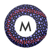 Monogram-Star-Muster Baseball (Vorderseite Links)