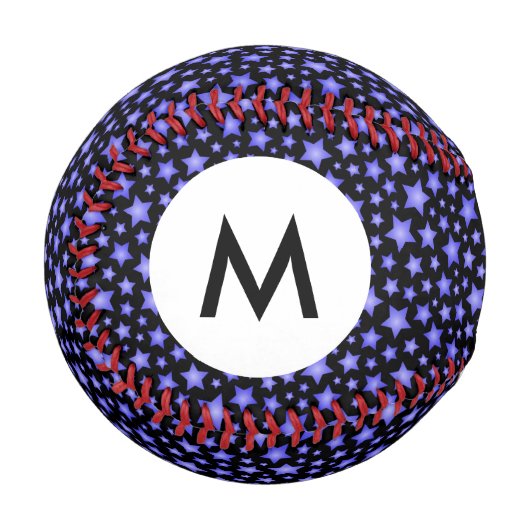 Monogram-Star-Muster Baseball (Vorderseite Links)