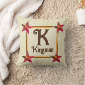 Monogram Startseite Hochzeit neuer Zuhause Keepake Kissen (Decke)