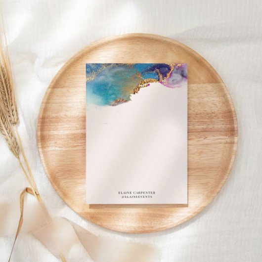 Monogram Stationspapier für Wasserfarben Briefpapier