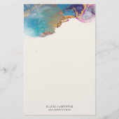 Monogram Stationspapier für Wasserfarben Briefpapier (Vorderseite)