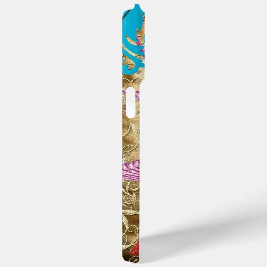 Monogram Steampunk Bird Effiel Tower Chandelier Case-Mate iPhone Hülle (Rückseite / Rechts)