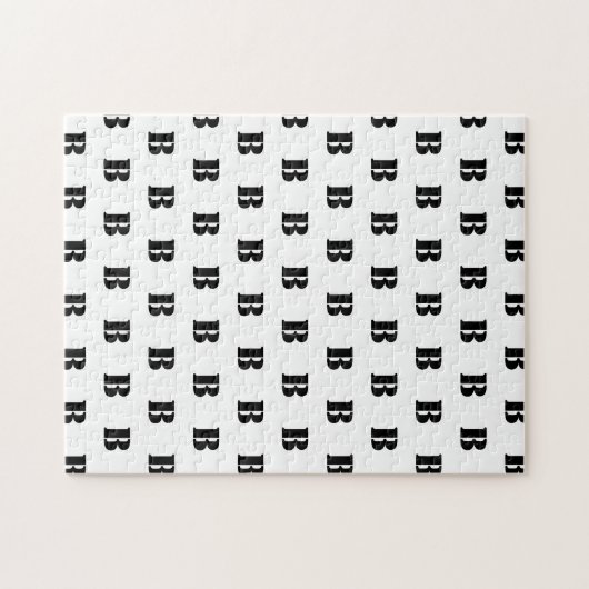 Monogram Stencil Frustration Puzzle (Horizontal)