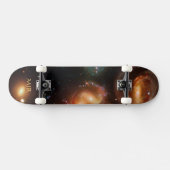 Monogram Stephans Quintet Sterngalaxien im Weltrau Skateboard (Horizontal)