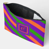 Monogram Striped Colorful & Vibrant  Zubehörtasche (Offen)
