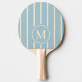 Monogram Striping Light Sky Color Tischtennis Schläger (Vorderseite)