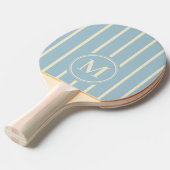 Monogram Striping Light Sky Color Tischtennis Schläger (Vorderseite)