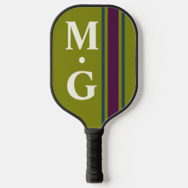 Monogram-stylische Preppy-Pickleballer-Fledermaus Pickleball Schläger