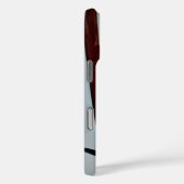 Monogram Stylisches Red Airplane Foto, Aviation Case-Mate iPhone Hülle (Rückseite / Rechts)