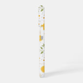 Monogram Summer Lemon Pattern iPhone Case 16 Hülle (Linke Seite)
