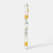 Monogram Summer Lemon Pattern iPhone Case 16 Hülle (Rechte Seite)