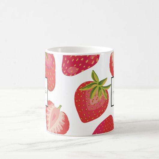Monogram Summer Strawberry Kaffeetasse (Mittel)