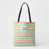 Monogram Summer Stripes Tasche (Vorderseite)
