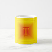 Monogram Sunburst Kaffeetasse (Mittel)