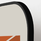 Monogram Sunset Gradient hexagon Pickleball Schläger (Linke Seite)