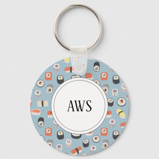 Monogram Sushi Schlüsselanhänger (Vorderseite)